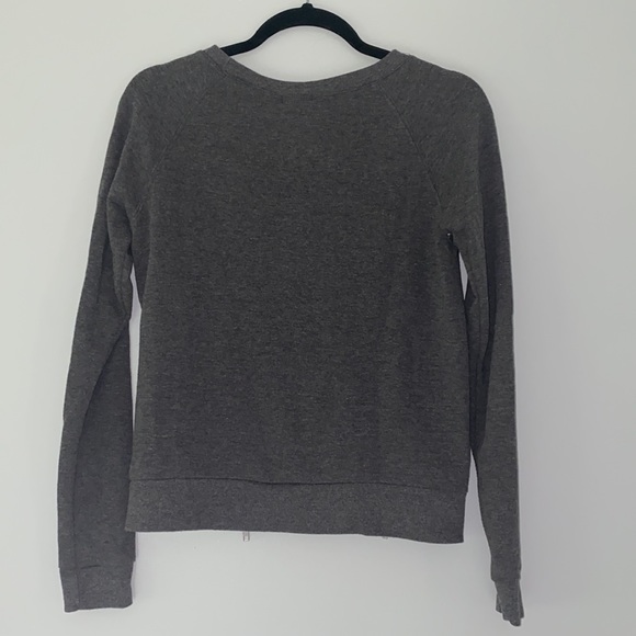 Plaid Zipper Long Sleeve Top By Rue21 Size Xsmall - Picture 5 of 13